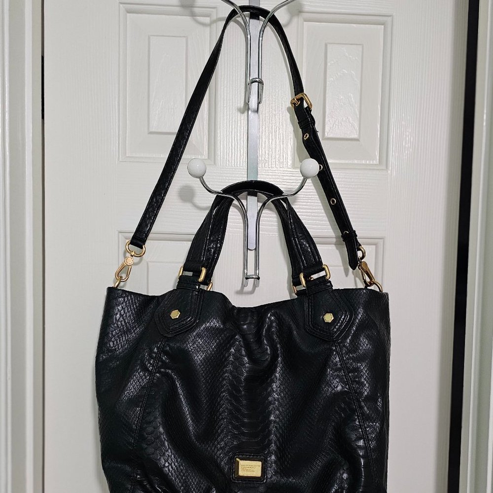 Marc By Marc Jacobs Black Shoulder Bag with Straps / Messenger Bag / Tote Bag